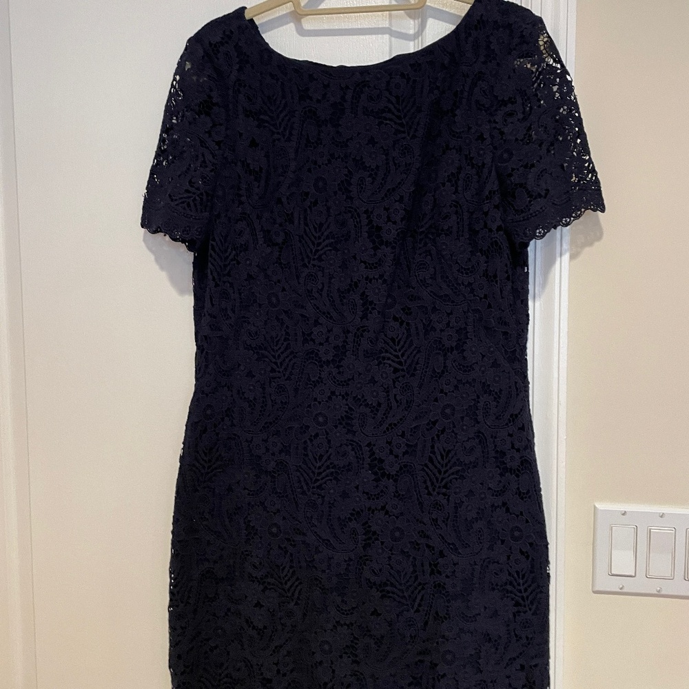Lauren by Ralph Lauren Blue Lace Dress